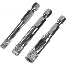 ЗУБР 3 шт.: 6, 8, 10 мм, ВВС, набор алмазных свёрл универсальных 29865-H3 Профессионал ЗУБР 3 шт.: 6, 8, 10 мм, ВВС, набор алмазных свёрл универсальных 29865-H3 Профессионал