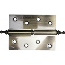 ЗУБР 100 x 75 x 2.5 мм, 2 шт., 1 подшипник, цвет староя латунь (АВ), левая, с крепежом, петля дверная разъемная 37605-100-5L Эксперт ЗУБР 100 x 75 x 2.5 мм, 2 шт., 1 подшипник, цвет староя латунь (АВ), левая, с крепежом, петля дверная разъемная 37605-100-5L Эксперт