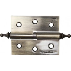 ЗУБР 75 x 63 x 2.5 мм, 2 шт., 1 подшипник, цвет старая латунь (АВ), правая, с крепежом, петля дверная разъемная 37605-075-5R Эксперт ЗУБР 75 x 63 x 2.5 мм, 2 шт., 1 подшипник, цвет старая латунь (АВ), правая, с крепежом, петля дверная разъемная 37605-075-5R Эксперт