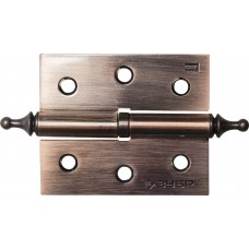 ЗУБР 75 x 63 x 2.5 мм, 2 шт., 1 подшипник, цвет старая медь (АС), правая,с крепежом, петля дверная разъемная 37605-075-6R Эксперт ЗУБР 75 x 63 x 2.5 мм, 2 шт., 1 подшипник, цвет старая медь (АС), правая,с крепежом, петля дверная разъемная 37605-075-6R Эксперт