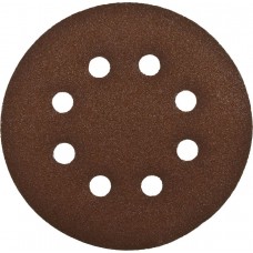 ЗУБР 125 мм, 8 отв., Р120, 5 шт., круги шлифовальные из абразивной бумаги 35350-125-120 Стандарт ЗУБР 125 мм, 8 отв., Р120, 5 шт., круги шлифовальные из абразивной бумаги 35350-125-120 Стандарт