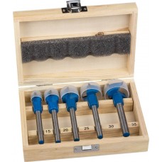 ЗУБР 5 шт., Ø 15-20-25-30-35 мм, твердосплавные резцы, набор сверл форстнера композитных "Композит" 29945-H5 Эксперт ЗУБР 5 шт., Ø 15-20-25-30-35 мм, твердосплавные резцы, набор сверл форстнера композитных "Композит" 29945-H5 Эксперт