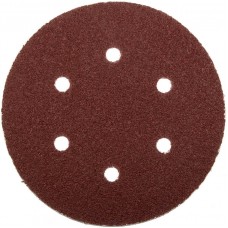 ЗУБР 6 отв., Р40, 150 мм, 5 шт., круг шлифовальный универсальный, из абразивной бумаги на велкро основе 35566-150-040 Мастер ЗУБР 6 отв., Р40, 150 мм, 5 шт., круг шлифовальный универсальный, из абразивной бумаги на велкро основе 35566-150-040 Мастер