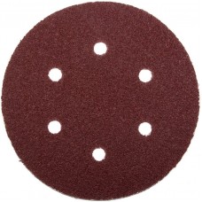 ЗУБР 6 отв., Р60, 150 мм, 5 шт., круг шлифовальный универсальный, из абразивной бумаги на велкро основе 35566-150-060 Мастер ЗУБР 6 отв., Р60, 150 мм, 5 шт., круг шлифовальный универсальный, из абразивной бумаги на велкро основе 35566-150-060 Мастер