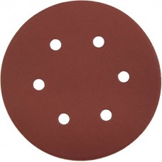 ЗУБР 6 отв., Р320, 150 мм, 5 шт., круг шлифовальный универсальный, из абразивной бумаги на велкро основе 35566-150-320 Мастер ЗУБР 6 отв., Р320, 150 мм, 5 шт., круг шлифовальный универсальный, из абразивной бумаги на велкро основе 35566-150-320 Мастер