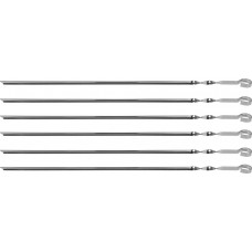 GRINDA 600 мм, 6 шт., угловые, в чехле, шампуры BARBECUE 427751 GRINDA 600 мм, 6 шт., угловые, в чехле, шампуры BARBECUE 427751