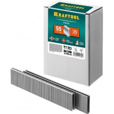 KRAFTOOL скобы тип 55, 25 мм, скобы для степлера узкие 31789-25 KRAFTOOL скобы тип 55, 25 мм, скобы для степлера узкие 31789-25