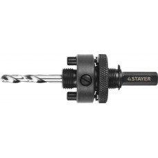STAYER Ø 32-152 мм, шестигранный хвостовик, державка для биметаллических коронок 29548 STAYER Ø 32-152 мм, шестигранный хвостовик, державка для биметаллических коронок 29548