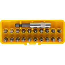 STAYER 21 шт., Cr-V, набор бит с магнитным адаптером 2-26087-H21 STAYER 21 шт., Cr-V, набор бит с магнитным адаптером 2-26087-H21