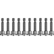 ЗУБР PH2, 50 мм, 10 шт., бита с ограничителем МАСТЕР 26002-2-50-10