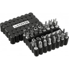 STAYER 33 шт., набор специальных бит 26084-H33 STAYER 33 шт., набор специальных бит 26084-H33