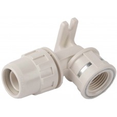 ЗУБР ШиреФит 16 мм - 1/2", муфта соединительная угловая 90°, с креплением, "штуцер с гайкой - внутренняя резьба" 51468-16-1/2 ЗУБР ШиреФит 16 мм - 1/2", муфта соединительная угловая 90°, с креплением, "штуцер с гайкой - внутренняя резьба" 51468-16-1/2