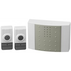 СВЕТОЗАР беспроводной, 16 мелодий, 2 кнопки, звонок радиочастотный ЛИРА SV-58062-2 СВЕТОЗАР беспроводной, 16 мелодий, 2 кнопки, звонок радиочастотный ЛИРА SV-58062-2