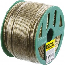 STAYER 3 мм, 200 м, трос стальной в полимерной оболочке 30410-30 STAYER 3 мм, 200 м, трос стальной в полимерной оболочке 30410-30