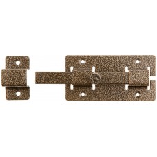 75 х 115 мм, цвет бронза, задвижка накладная для дверей усиленная ЗД-06 37788-6