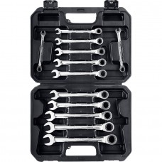 ЗУБР 12 шт, 8 - 19 мм, набор комбинированных гаечных ключей трещоточных 27073-H12 Профессионал ЗУБР 12 шт, 8 - 19 мм, набор комбинированных гаечных ключей трещоточных 27073-H12 Профессионал