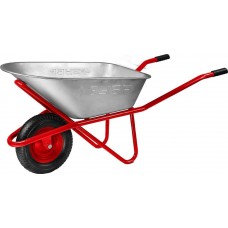 ЗУБР 90 л, 180 кг, тачка строительная одноколесная Т-12 39960 ЗУБР 90 л, 180 кг, тачка строительная одноколесная Т-12 39960