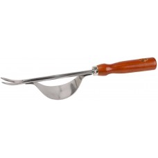 GRINDA 330 мм, нержавеющая сталь, деревянная ручка, корнеудалитель 8-421146_z01 GRINDA 330 мм, нержавеющая сталь, деревянная ручка, корнеудалитель 8-421146_z01