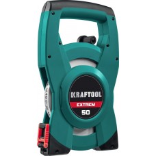 KRAFTOOL 50 м, геодезическая стальная мерная лента EXTREM 34185-50 KRAFTOOL 50 м, геодезическая стальная мерная лента EXTREM 34185-50