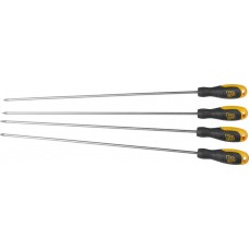 JCB 4 шт, набор отверток с магнитными наконечниками JSD023 JCB 4 шт, набор отверток с магнитными наконечниками JSD023