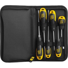 JCB 7 шт, набор отверток с магнитными наконечниками JSD019 JCB 7 шт, набор отверток с магнитными наконечниками JSD019