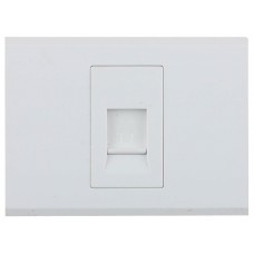 СВЕТОЗАР одинарная, без вставки и рамки, розетка "ЭФФЕКТ" SV-54417-W СВЕТОЗАР одинарная, без вставки и рамки, розетка "ЭФФЕКТ" SV-54417-W