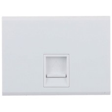 СВЕТОЗАР одинарная, без вставки и рамки, розетка "ЭФФЕКТ" SV-54419-W СВЕТОЗАР одинарная, без вставки и рамки, розетка "ЭФФЕКТ" SV-54419-W