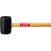 ЗУБР 900 г, чёрная резиновая киянка с деревянной рукояткой 2050-90_z02 Мастер ЗУБР 900 г, чёрная резиновая киянка с деревянной рукояткой 2050-90_z02 Мастер