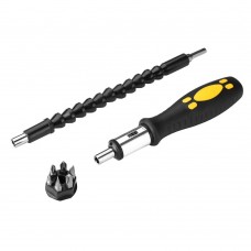 Отвертка реверсивная с набором бит и гибким валом DEKO BS8 (8 предметов) 065-0598 Отвертка реверсивная с набором бит и гибким валом DEKO BS8 (8 предметов) 065-0598