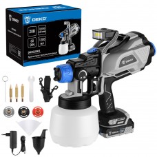 Краскопульт аккумуляторный DEKO DKSG20K3, 20В, 1200 мл, 1*2.0Ач 063-4021