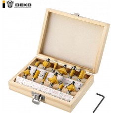 Набор фрез 12 предметов Deko RBS12 065-0726