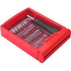 Прецизионная отвертка с удлинителем и набором бит для точных работ DEKO BS32-1 (32 предмета) 065-0515