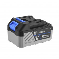 Аккумулятор DEKO (тип BL1860B), Li-ion, 20В, 5.5А*ч 063-4358