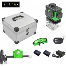 Построитель лазерных плоскостей самовыравнивающийся ZITREK LL16-GL-2Li-MC (16 линий, зеленый луч, 2 литиевых аккумулятора, металлический кейс) 065-0160