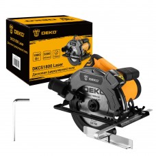 Дисковая (циркулярная) пила DEKO DKCS1800 Laser 1800Вт, 190мм диск, лазерный указатель 063-4192