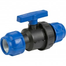 Кран шаровой компрессионный цанга — цанга разборный 40х40 (Valfex) (12/2) Кран шаровой компрессионный цанга — цанга разборный 40х40 (Valfex) (12/2)