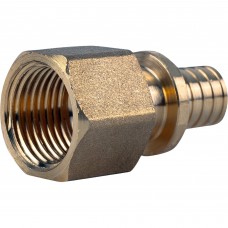 Муфта VARMEGA Slide-fit переходная (переходник) с ВН резьбой, 16х1/2", латунная, аксиальная, VM51311 Муфта VARMEGA Slide-fit переходная (переходник) с ВН резьбой, 16х1/2", латунная, аксиальная, VM51311