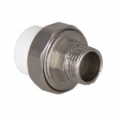 Муфта TEBO PP-R комбин. разъемная (Американка) 50х1 1/2", НР, серая (2/26) Муфта TEBO PP-R комбин. разъемная (Американка) 50х1 1/2", НР, серая (2/26)