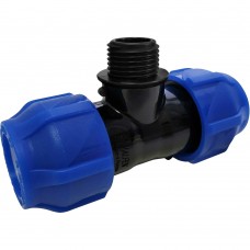 Тройник компрессионный переходной с наружной резьбой 50-1 1/2"-50 (Valfex) (12/2) Тройник компрессионный переходной с наружной резьбой 50-1 1/2"-50 (Valfex) (12/2)