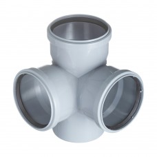 Крестовина VALFEX PP-H 2-плоскостная 110х110х100 для внут. канал. (18), 28110110 Крестовина VALFEX PP-H 2-плоскостная 110х110х100 для внут. канал. (18), 28110110