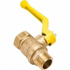 Кран шаровой VALFEX для газа 1/2" ВР/НР ручка-рычаг, латунный 11Б27фтМ (80/20) Кран шаровой VALFEX для газа 1/2" ВР/НР ручка-рычаг, латунный 11Б27фтМ (80/20)