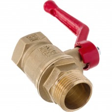 Кран шаровой VALFEX для воды 3/4" ВР/НР ручка-рычаг, латунный 11Б27фт1М (60/15) Кран шаровой VALFEX для воды 3/4" ВР/НР ручка-рычаг, латунный 11Б27фт1М (60/15)
