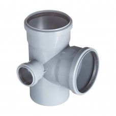 Крестовина VALFEX PP-H 2-плоскостная 110х110х50 левая для внут. канал. (25), 28111150 Крестовина VALFEX PP-H 2-плоскостная 110х110х50 левая для внут. канал. (25), 28111150