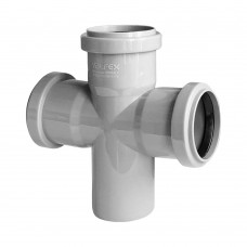 Крестовина VALFEX PP-H 1-плоскостная 50х50х50х87,5гр. для внут. канал. (15), 27205050 Крестовина VALFEX PP-H 1-плоскостная 50х50х50х87,5гр. для внут. канал. (15), 27205050