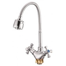 Смеситель для кухни цинк на гайке гибкий излив G-LAUF QTZ4-E827 (1/10) Смеситель для кухни цинк на гайке гибкий излив G-LAUF QTZ4-E827 (1/10)