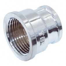 Муфта перех. Ø1/2"х1" хром TIM (64) Муфта перех. Ø1/2"х1" хром TIM (64)