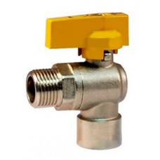 Кран шар.угл. газовый Ø1/2" внутр./нар. бабочка TIM (18/72) Кран шар.угл. газовый Ø1/2" внутр./нар. бабочка TIM (18/72)