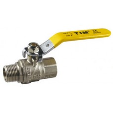 Кран шар. газовый Ø3/4" внутр./нар. ручка TIM (48) Кран шар. газовый Ø3/4" внутр./нар. ручка TIM (48)