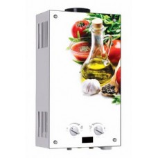 Газовая колонка VIVAT GLS 20-10 W Декор Томаты и травы, 10л/мин Газовая колонка VIVAT GLS 20-10 W Декор Томаты и травы, 10л/мин