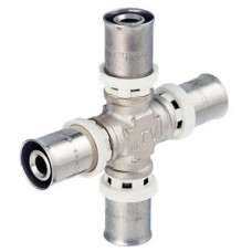 Крестовина переходная пресс Ø20х16х20х16 VALTEC (5/35) Крестовина переходная пресс Ø20х16х20х16 VALTEC (5/35)